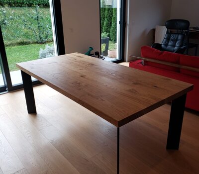 tavolo master su misura rovere holand tabacco